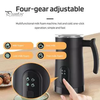 Электрический вспениватель молока с антипригарным покрытием. Большая емкость, низкий уровень шума. Можно мыть в посудомоечной машине. Вилка стандарта Великобритании. Многофункциональный автоматический вспениватель для теплой и холодной воды. UK белый