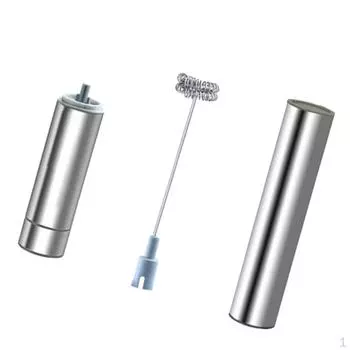 Электрический вспениватель молока с двойной головкой и ручным управлением