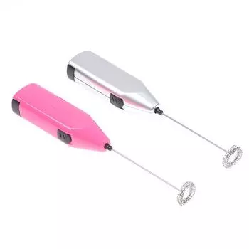 Электрический вспениватель молока, венчик для взбивания яиц, кухонный миксер, размешиватель для кофе чёрный