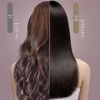 Электрический выпрямитель для волос двойного назначения с технологией отрицательных ионов для сухих и влажных волос