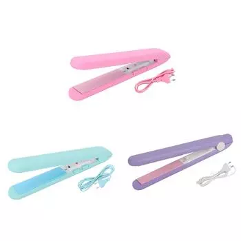 Электрический выпрямитель для волос, керамическая шина для волос, инструмент для укладки волос EUPlug 110240V Green Green