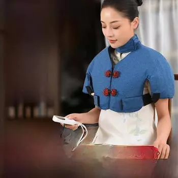 Электрический жилет-мокса Aiyuantang для терапии плеч и шеи - согревающий пакет с полынью и защитный кожух Vest liner