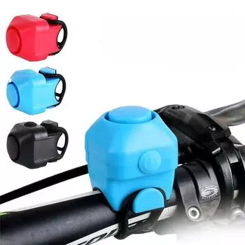 Электрический звуковой сигнал для велосипеда, детский беговел, мини-звонок высокого тона, аксессуары для езды на велосипеде, электрический звонок для дорожного велосипеда «Мертвый летающий велосипед» красный