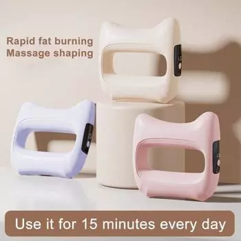 Электрическое кольцо для массажа фасций, 5 уровней интенсивности, регулируемый массажер для снятия мышечного напряжения, сжигания жира, беспроводной массажер, тихий портативный массажер с глубокой вибрацией тканей