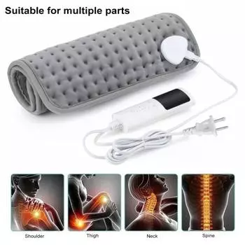 Электрическое одеяло с 9 уровнями настройки времени температуры, автоматическое отключение через 2 часа, электроодеяло с розеткой США, защита от перегрева, быстрый нагрев для облегчения боли US Plug