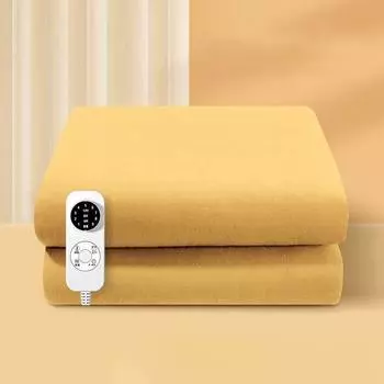 Электрическое одеяло с одним управлением для студенческого общежития, домашний электрический матрас, безопасный водонепроницаемый зимний нагревательный матрас 150*70cm серый