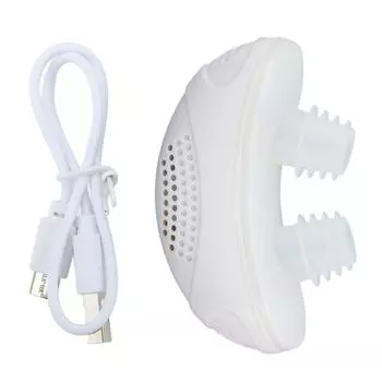 Электрическое устройство для предотвращения храпа Easy Breathe Улучшение качества сна Инструмент для решения проблемы храпа белый