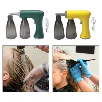 Электрическое устройство для создания пузырьков с питанием от USB для вспенивания волос в салоне жёлтый