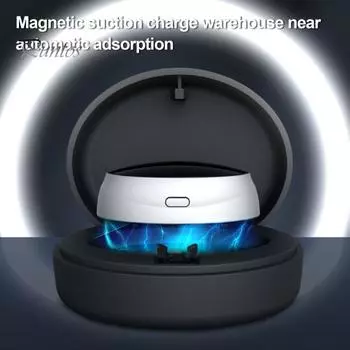 Электрическое устройство против храпа с заплатками, бесшумное, перезаряжаемое, регулируемое, интеллектуальное, пульсирующее, устройство для предотвращения храпа, помощь при сне для мужчин и женщин чёрный