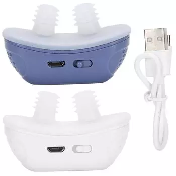 Электрическое устройство против храпа, USB, бытовое, унисекс, портативное для сна White