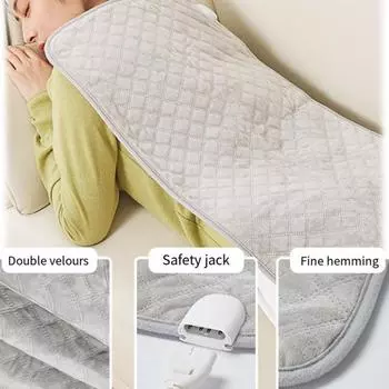 Электрическое утяжеленное одеяло с подогревом 5 таймеров автоматического выключения 5 уровней регулировки температуры Автоматическое выключение S US Plug синий