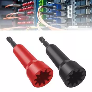 Электрик, инструмент для зачистки проводов, отвертка, инструменты для скручивания проводов для электрической дрели, вращающиеся инструменты, инструмент для зачистки проводов, резак для зачистки проводов чёрный