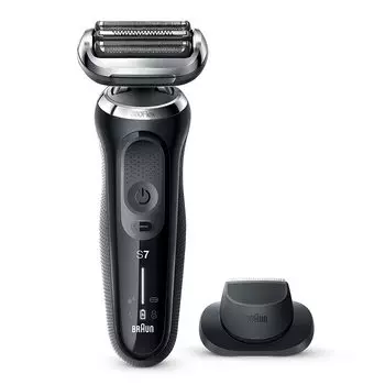 Электробритва Braun Black с триммером для лезвий [модель 2021 г.] мужская 70-N1200s/Noir