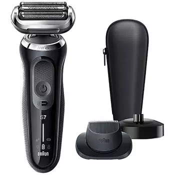 Электробритва Braun Series 7 70-N4200cs с подставкой для зарядки, черная чёрный