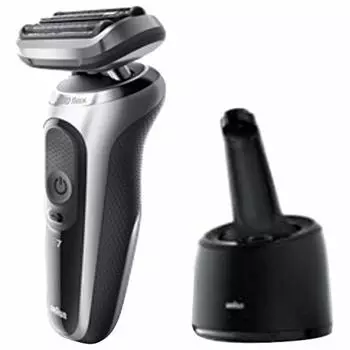 Электробритва Braun Series 7 70-S7201cc с чистящей машинкой Silver