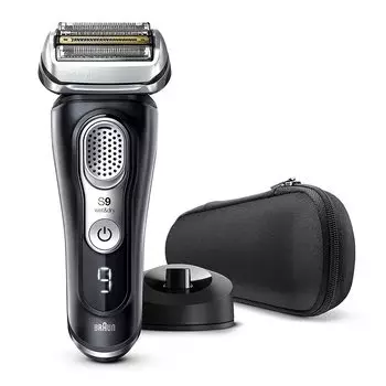 Электробритва Braun Series 9 9340s-V с зарядным устройством черного цвета