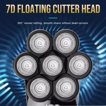 Электробритва для мужчин, бритвы 5 в 1 для лысых мужчин, водостойкая бритва для лысины, электрическая бритва для влажной и сухой уборки JK5588