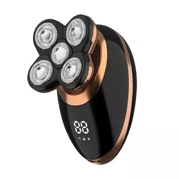 Электробритва для мужчин USB перезаряжаемый триммер для лысой головы чёрный