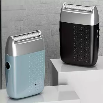 Электробритва для влажного и сухого бритья. чёрный