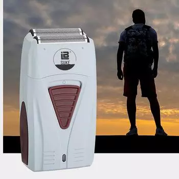 Электробритва и машинка для стрижки волос Suko с двумя головками blade knife net accessories LK2202 серебряный