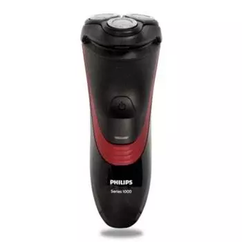 Электробритва Philips 1000 Series S1320/04, черный/ярко-сочный красный