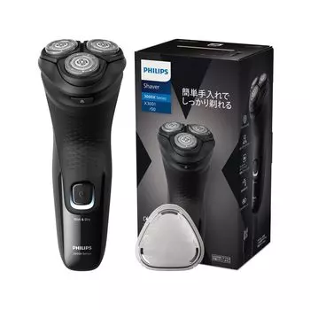 Электробритва Philips 3000X Series Электробритва для мужчин роторная IPX7 триммер Черный (27 лезвий, тип, водонепроницаемый, моющийся, выдвижной, в комплекте)