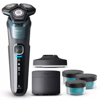 Электробритва Philips SkinIQ 5000, бензиновый синий, S5586/64