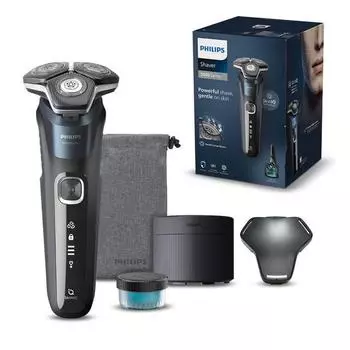 Электробритва Philips SkinIQ 5000 series, S5889/73, синий электрик