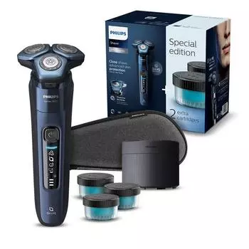 Электробритва Philips SkinIQ серии 7000, S7782/65, темно-синий