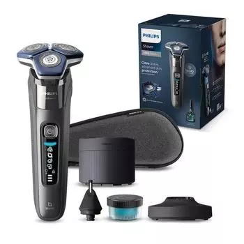 Электробритва Philips SkinIQ серии 7000, S7887/71, темный хром