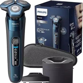 Электробритва phillips серии 7000 Модель со стиральной машиной электробритва мужская (45 лезвий, роторного типа, для бритья в ванной и мытья) S7786/54