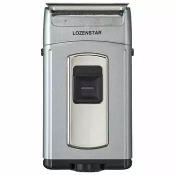 Электробритва Rosenstar, моющийся карманный держатель, 2 лезвия, мужская бритва, на батарейках, моющаяся, для влажного бритья, оснащена функцией блокировки, карманного типа