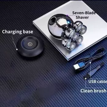 Электробритва с семью лезвиями, триммер для носа, машинка для стрижки волос, многофункциональный подарок для мужчин Standard