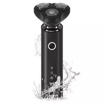 Электробритва Sarlisi для мужчин, электробритва для мужчин, сверхмощный мотор, вращающаяся магнитная головка, водонепроницаемость, IPX7, чистое бритье