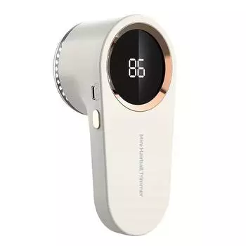 Электробритва-триммер с зарядкой от USB и цифровым дисплеем, модный черный и фиолетовый цвет, ручное управление, литиевая батарея емкостью 500 мАч