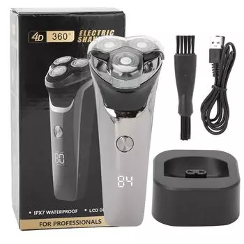 Электробритва USB перезаряжаемая водонепроницаемая плавающая бритва для бороды триммер 5 Вт