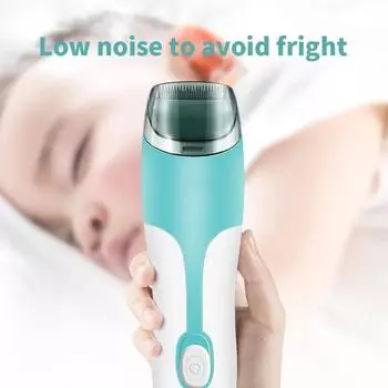 Электробритва, вакуумная машинка для стрижки волос, детская машинка для стрижки волос, детский вакуумный станок для резки, автоматическое бритье, инструмент для ухода за матерью синий