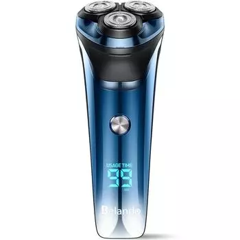 Электробритва водонепроницаемая подарочная влажная и сухая бритва для бритья бороды мужская бритва для тела с низким уровнем шума можно использовать для мужского бритья в ванной