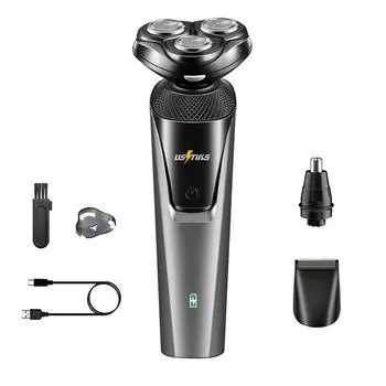 Электробритва Woostin s 3-Way Head Series, серая