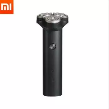 Электробритва XIAOMI MIJIA S300, бритвы для сухой и влажной уборки, тройное лезвие, IPX7, водонепроницаемый триммер для бороды, триммер, резак для мужчин, бритвенный станок чёрный