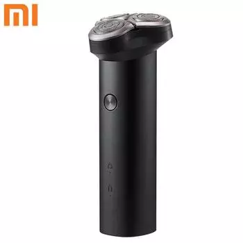 Электробритва Xiaomi Mijia S300 с 3 плавающими головками и светодиодным индикатором (зарядка по Type-C кабелю из комплекта)