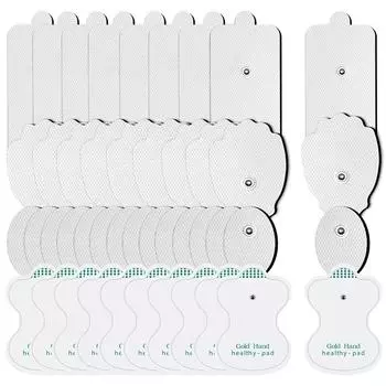 Электродная подушечка самоклеящийся гель TENS EMS электрический стимулятор мышц сменный пластырь акупунктура моксатерапия физиотерапия