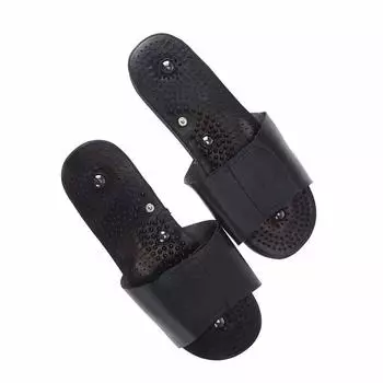 Электродные массажные тапочки Массажные тапочки Физиотерапевтические тапочки чёрный