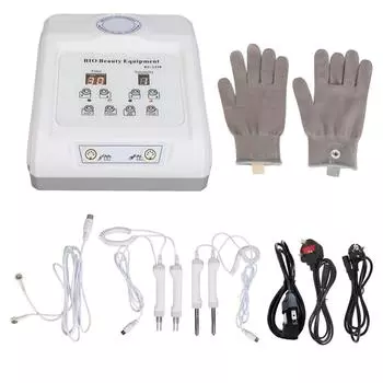 Электродный аппарат для лифтинга кожи 2 в 1 уменьшает морщины, микротоковое устройство для подтяжки лица с B GB Plug 220V