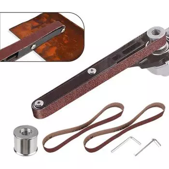 Электродрель Конверсионная Угловая шлифовальная машина Электрические аксессуары Металлы Держатель ручки Адаптер Шлифовальная лента Аксессуары для станков Обрезка Полировка Black