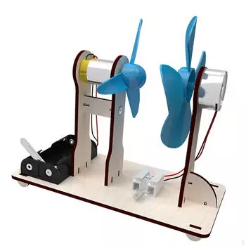 Электрогенератор Модель Деревянные Стебли Модели Строительные Игрушки Проект DIY Образовательный