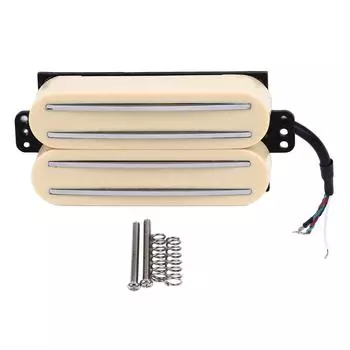 Электрогитара 4-катушечный звукосниматель Dual Rail 4 Blade малошумный металлический звукосниматель для электрогитары для замены