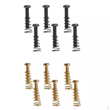 Электрогитара Бас Бридж Струнодержатель Седла Винты+Пружины