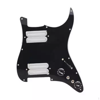 Электрогитара Pickguard Pickup Pre-Wired Assembly Проводка загружена для ST Black White