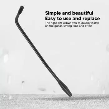 Электрогитара, рычаг тремоло, натяжение струны, регулировка звука, замена Whammy Bar, одинарный рычаг тремоло, черный